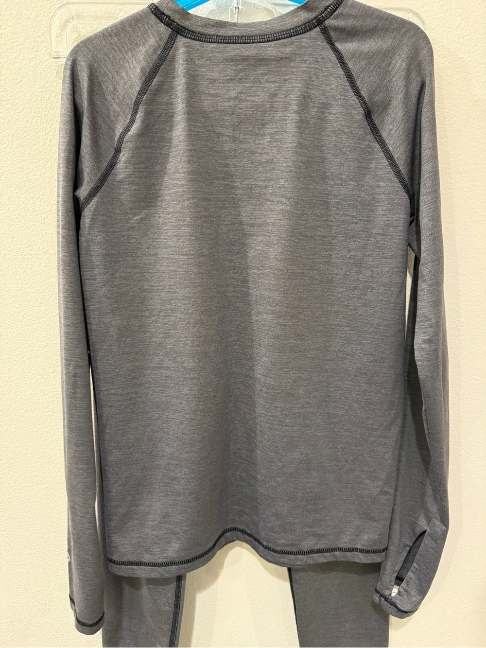 all in motion Boys Gray Long Sleeve Thermal Pajama Set